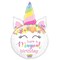 33" Mighty Birthday Unicorn Foil Balloon Birthday Party Decor